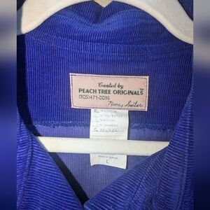 Vintage colbalt Cord shacket